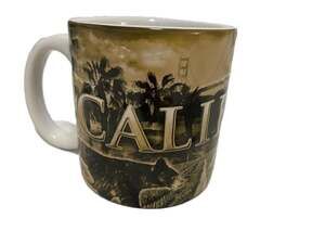 Americaware California 3D Embossed Jumbo Ceramic Coffee Mug